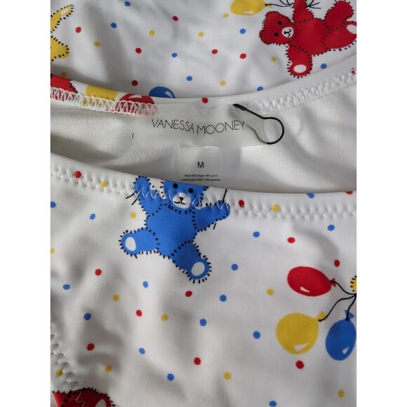 Vanessa Mooney Limited Edition Bears And Balloons Swimsuit Size M - Picture 4 of 8